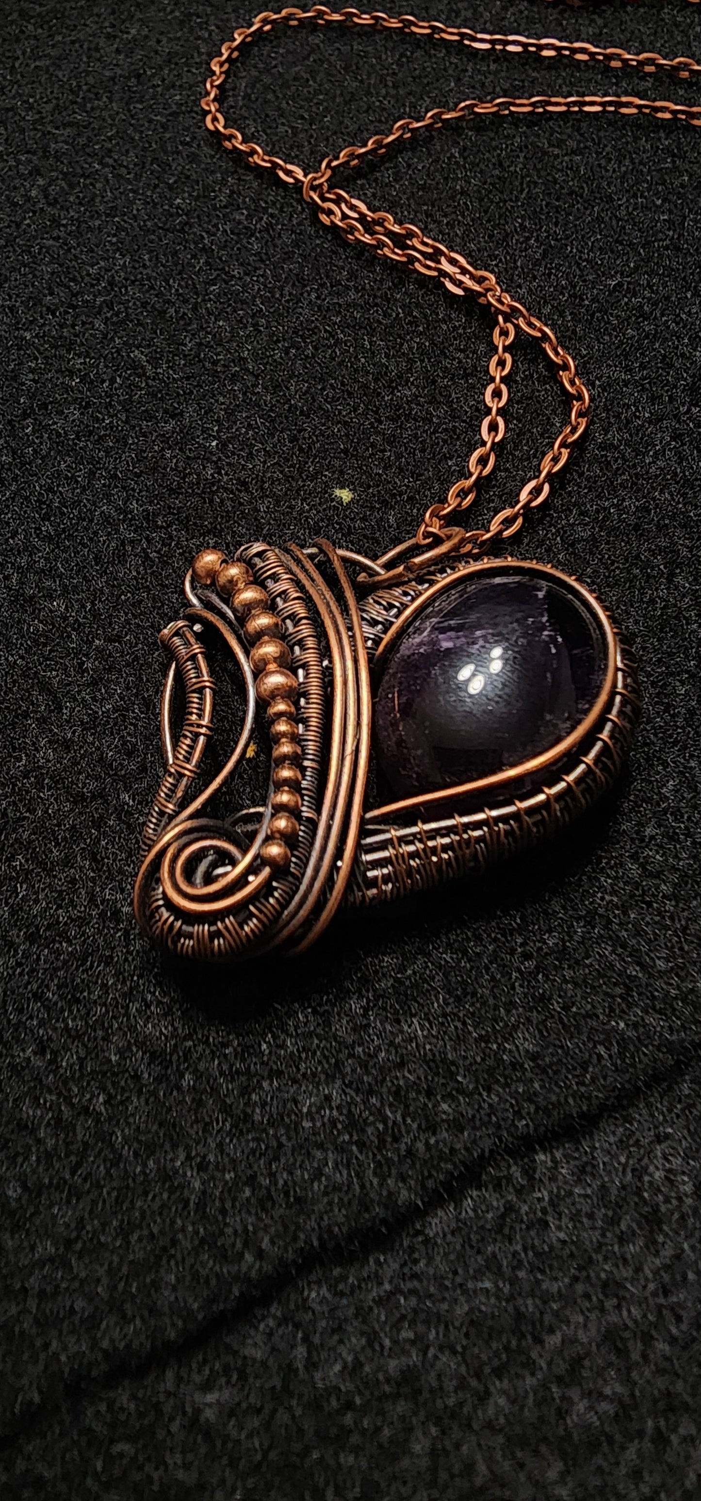 Amethyst heart