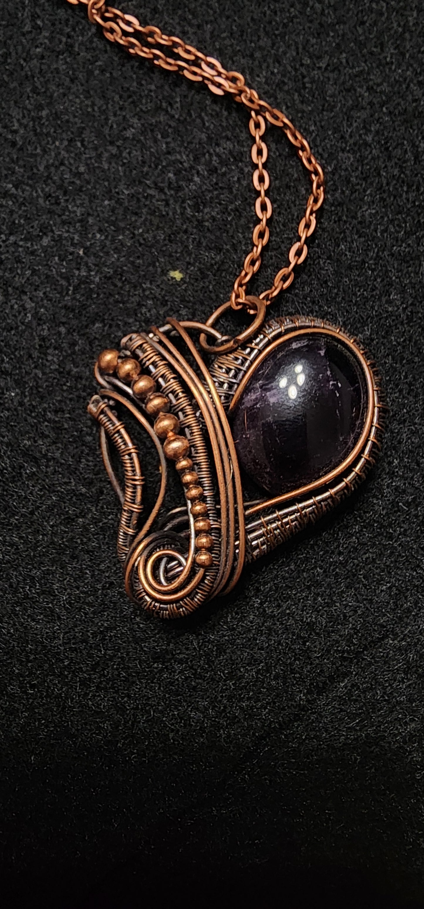 Amethyst heart
