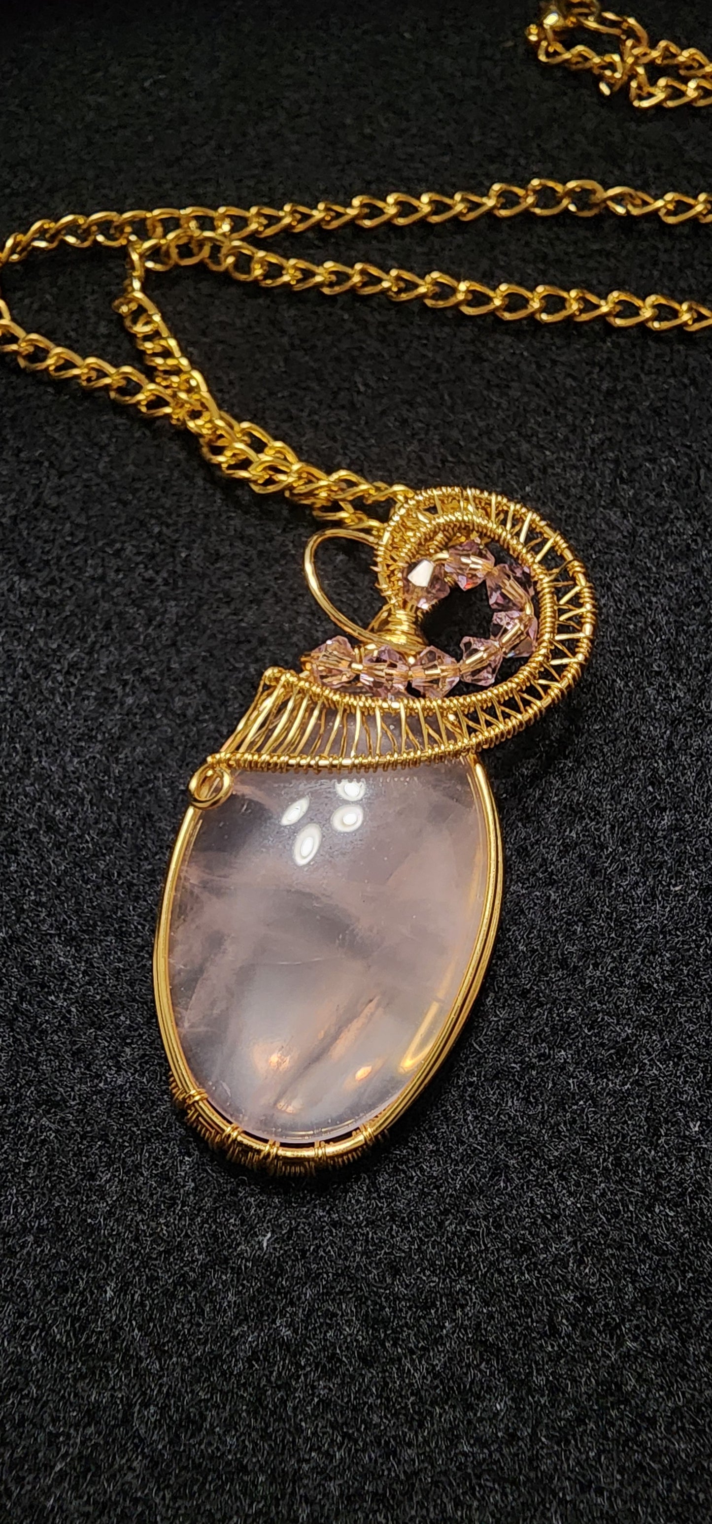 Rose Quartz and Amethyst