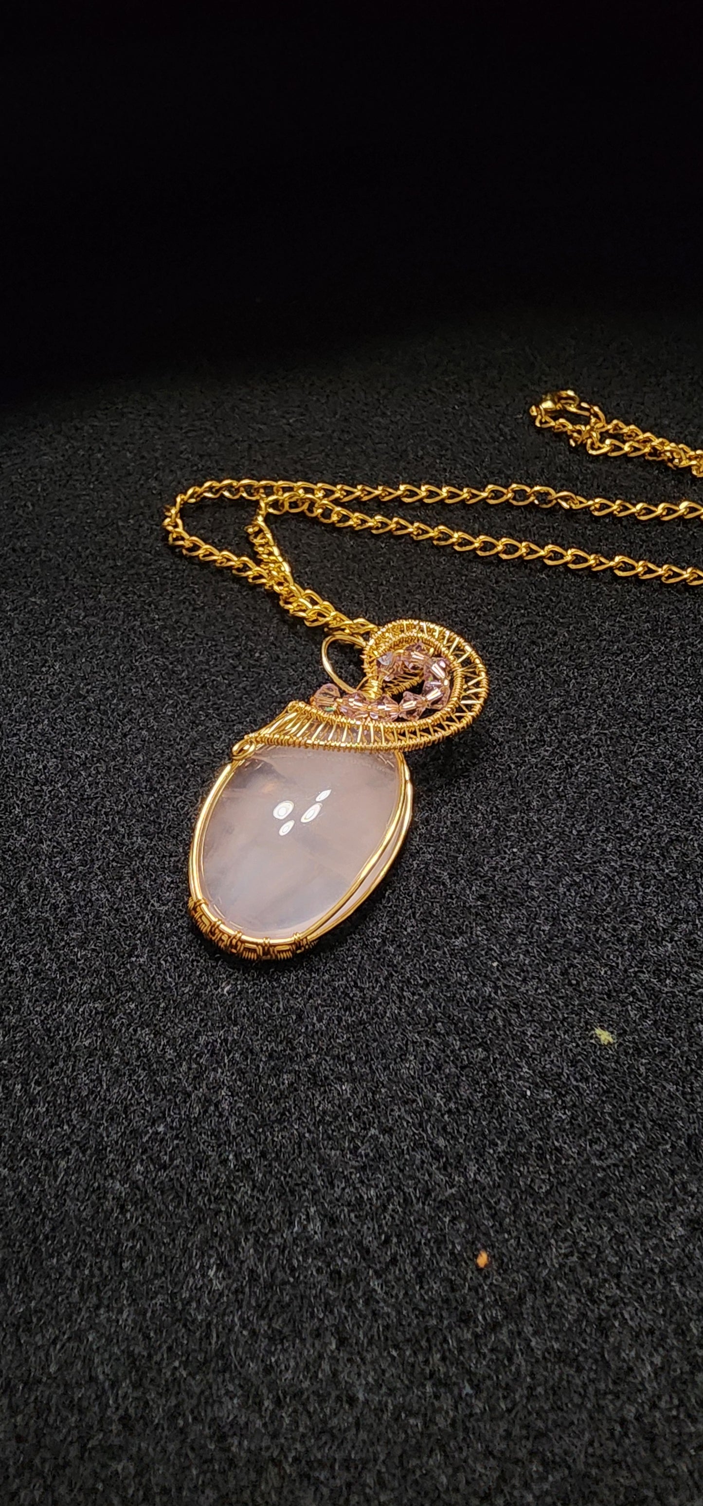 Rose Quartz and Amethyst