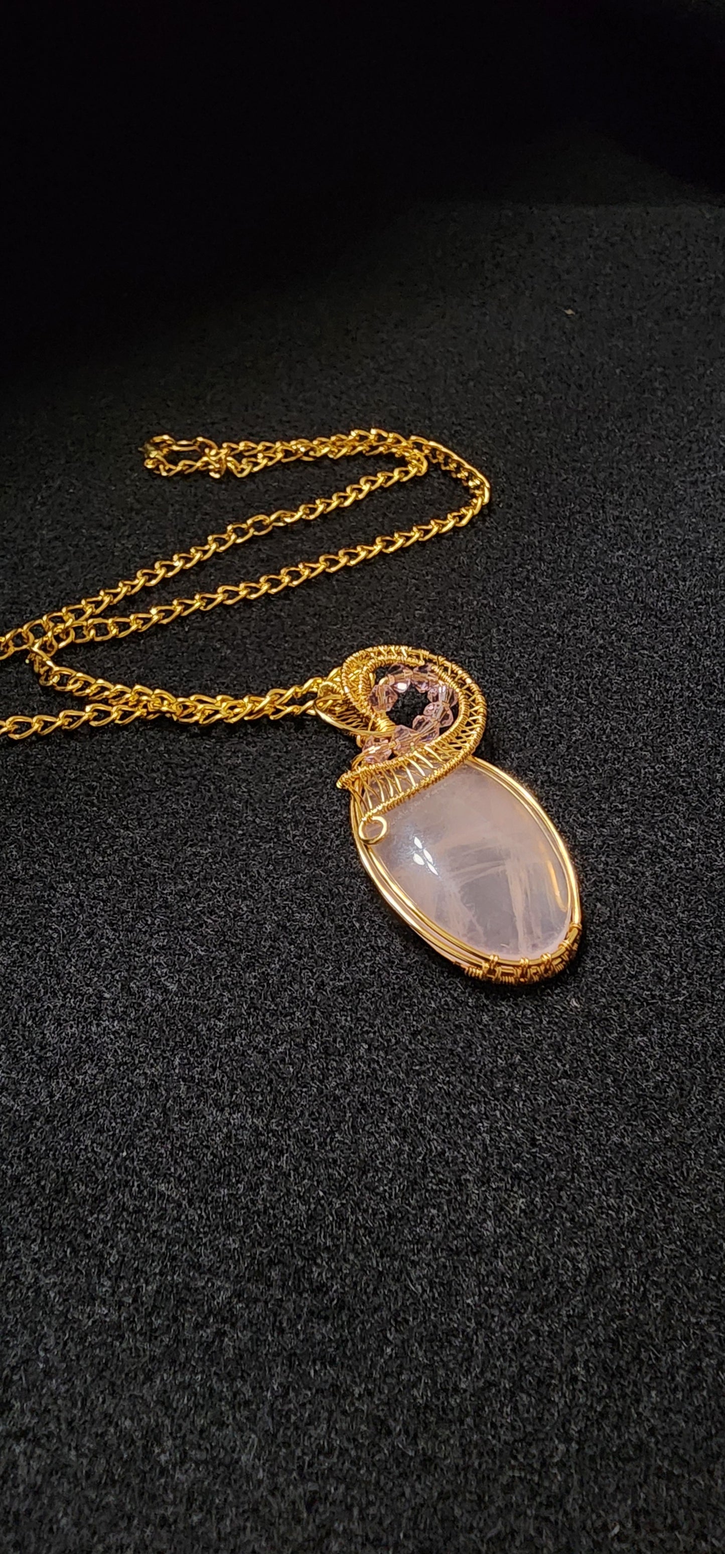 Rose Quartz and Amethyst