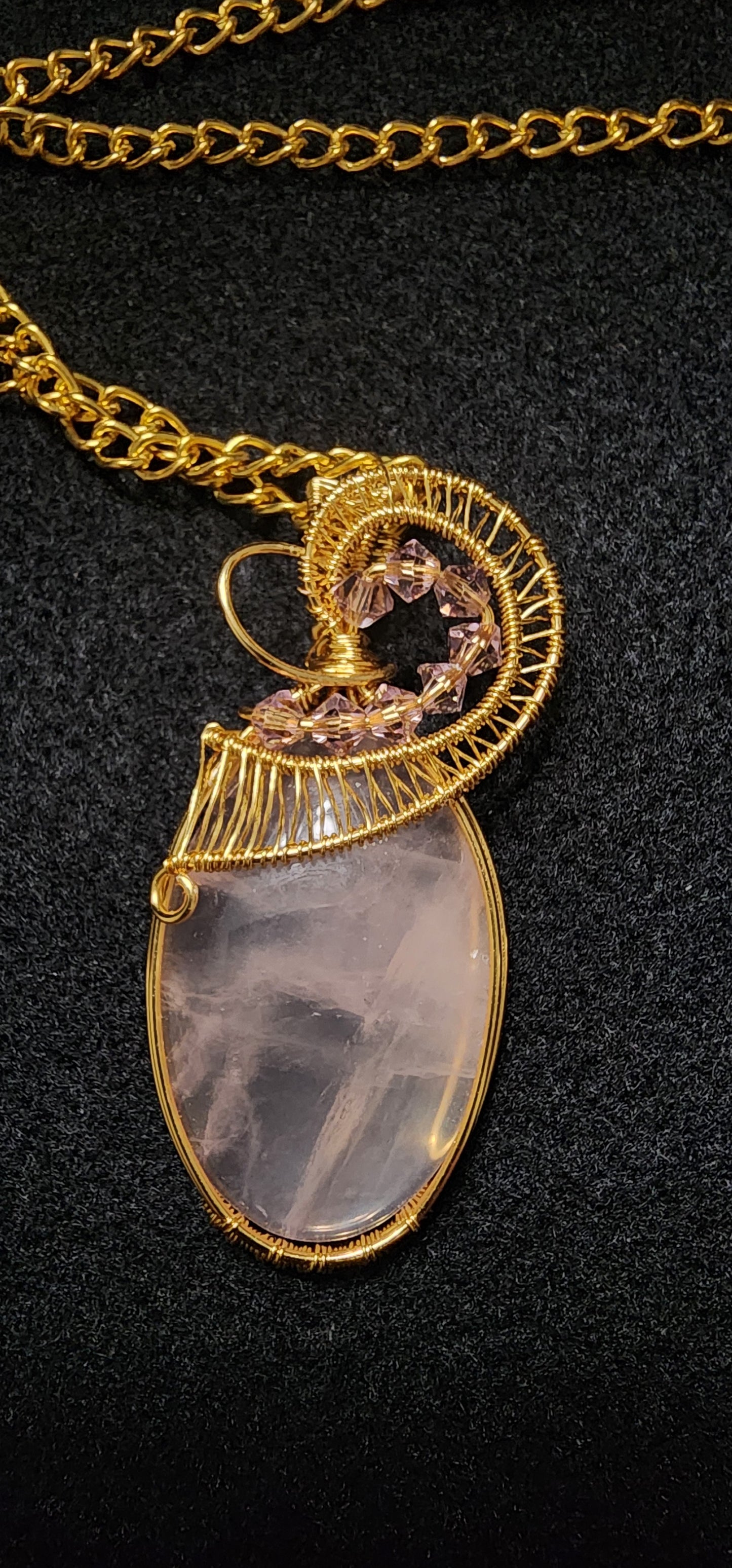 Rose Quartz and Amethyst