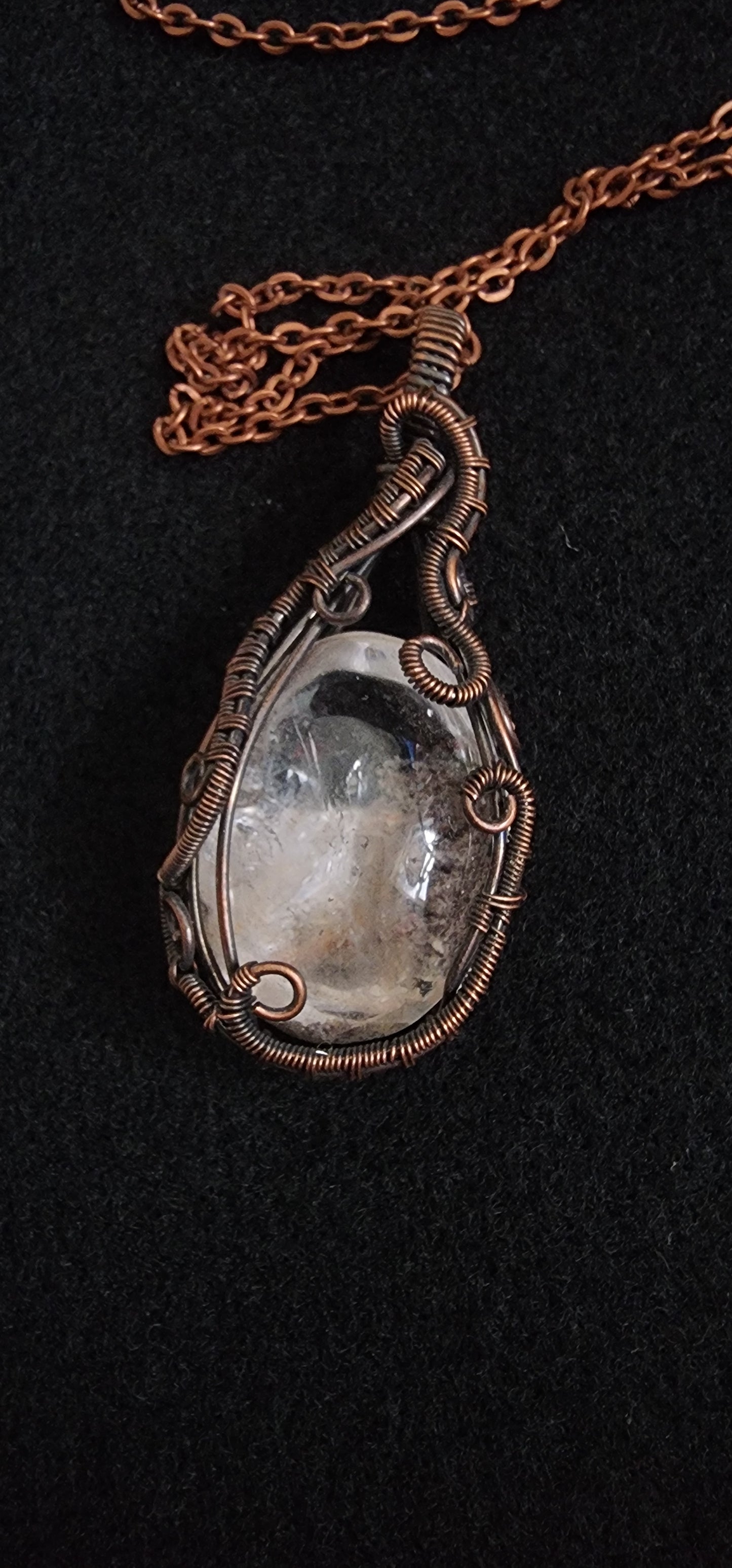 Rare Crystal Point in Pink Lodalite