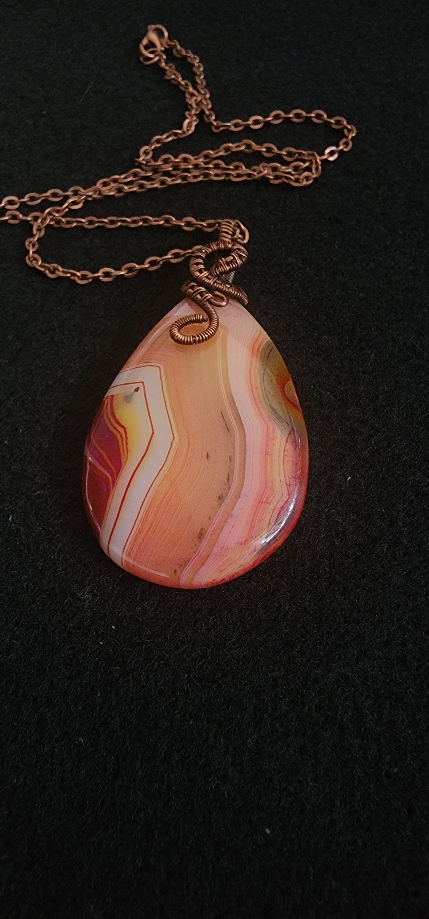 Dyed Pink Agate