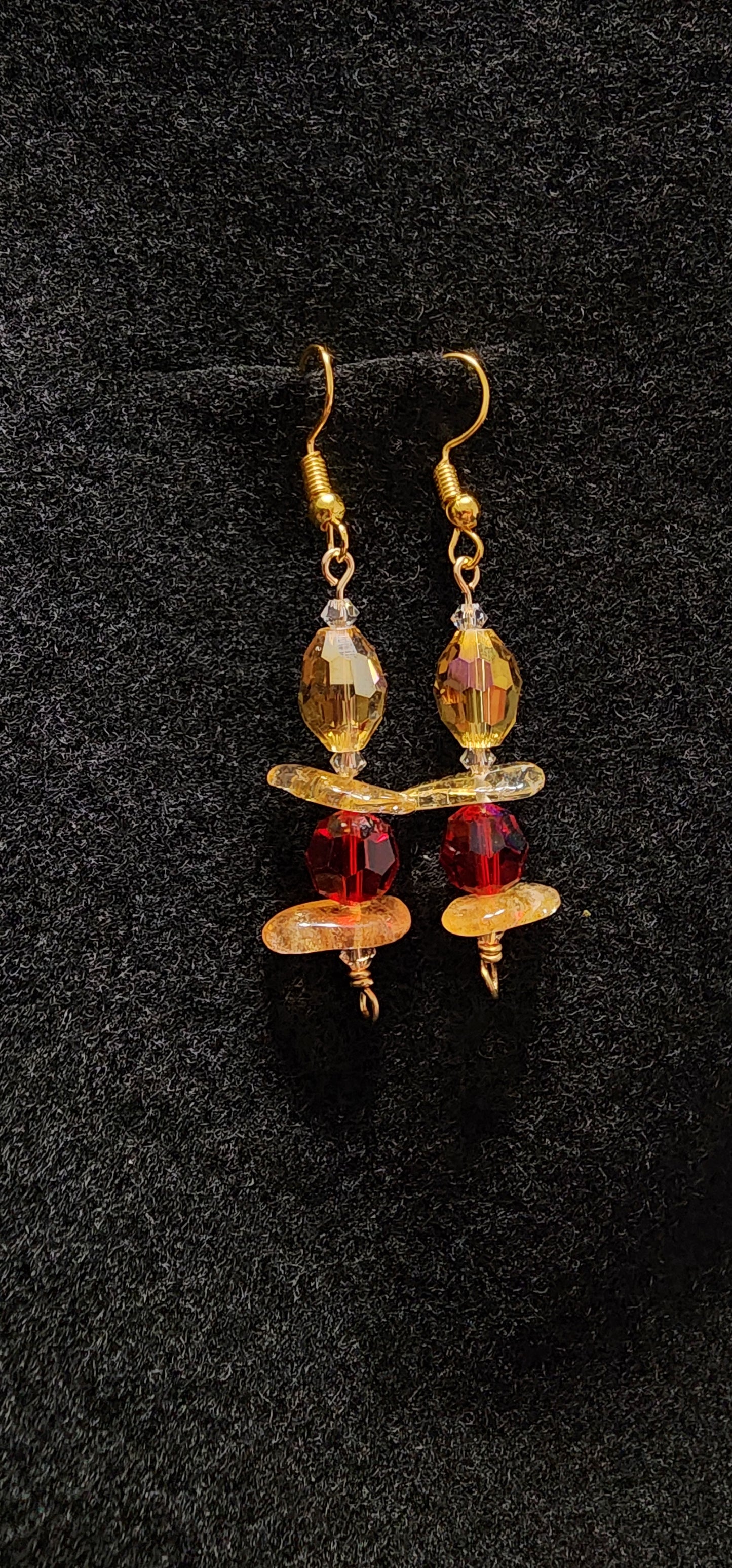 Orange and Red crystal