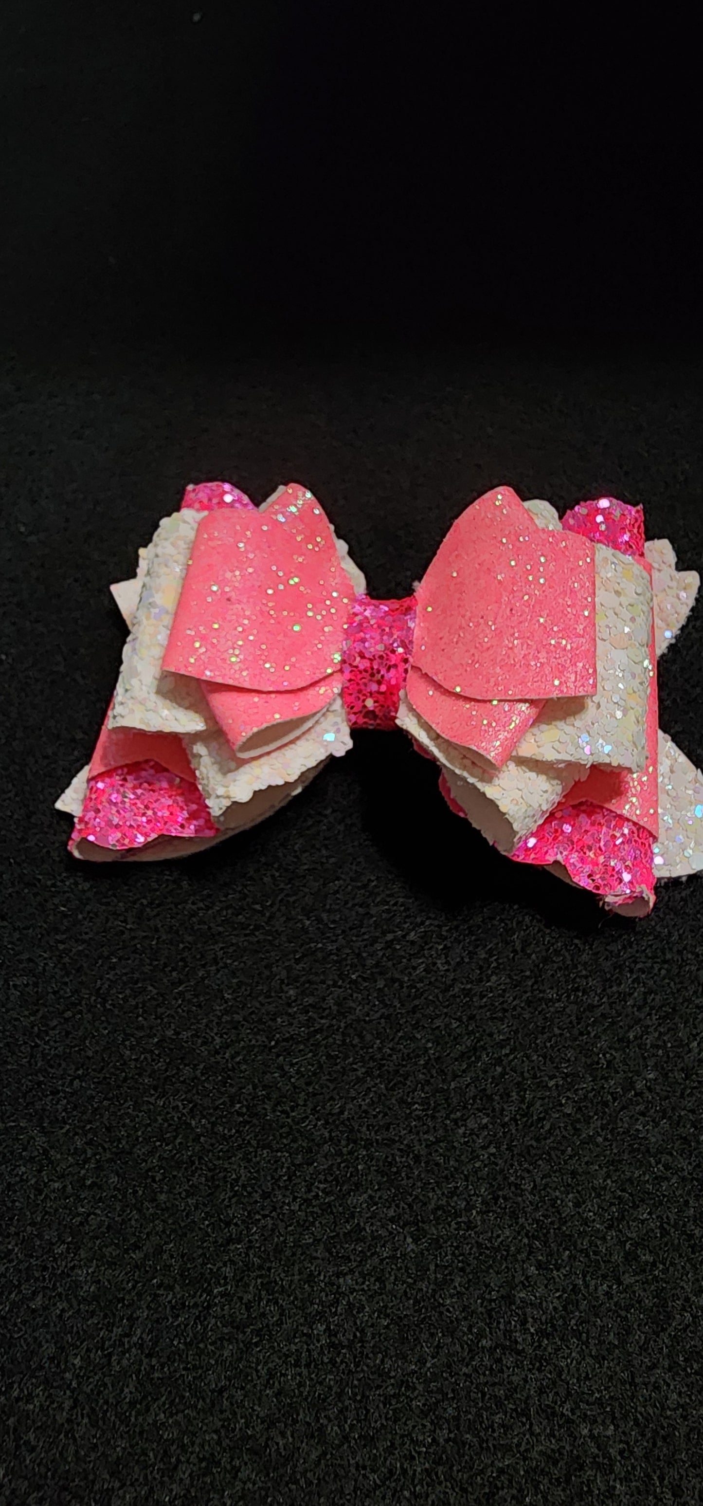Pink and white sparkle