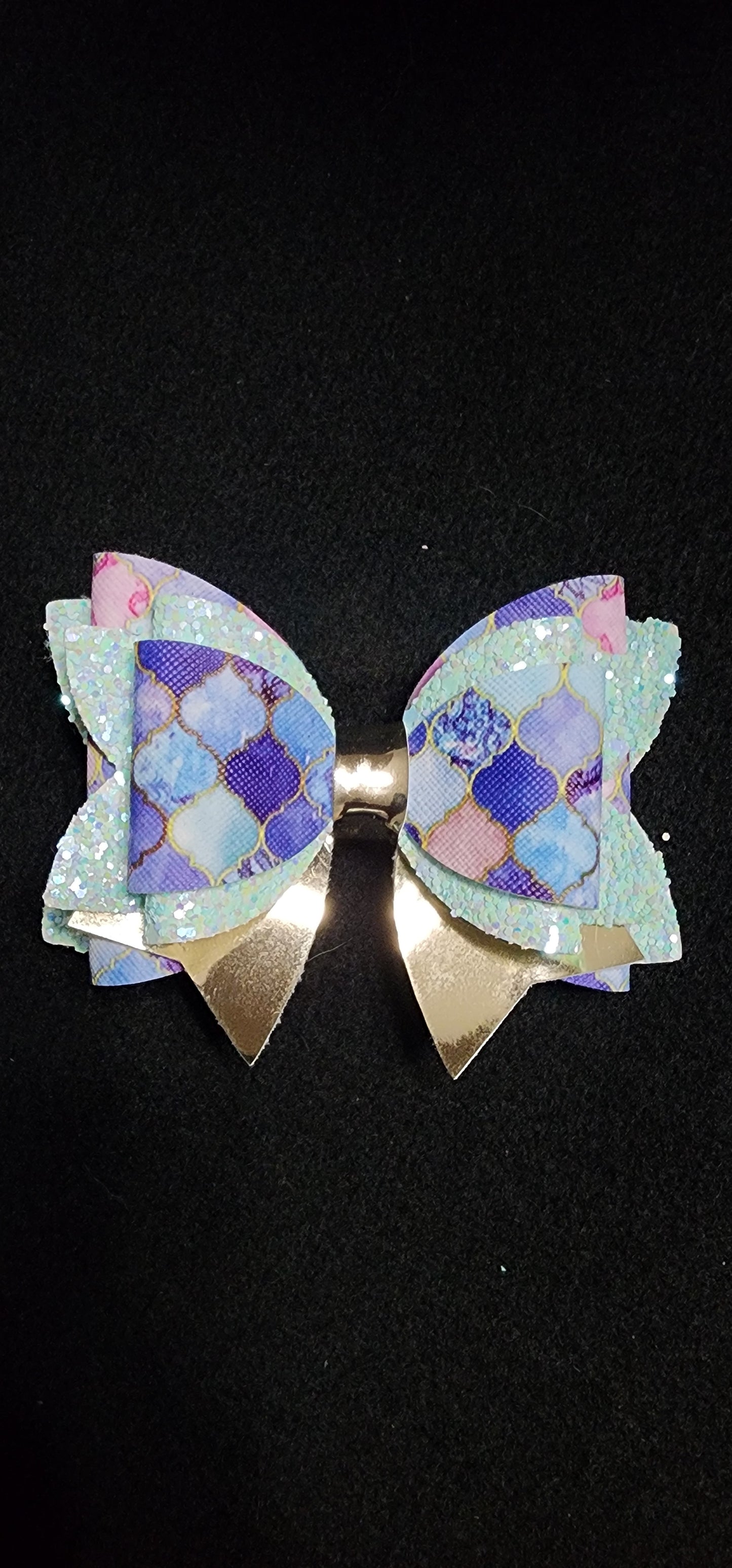 Blue Sparkle with gold