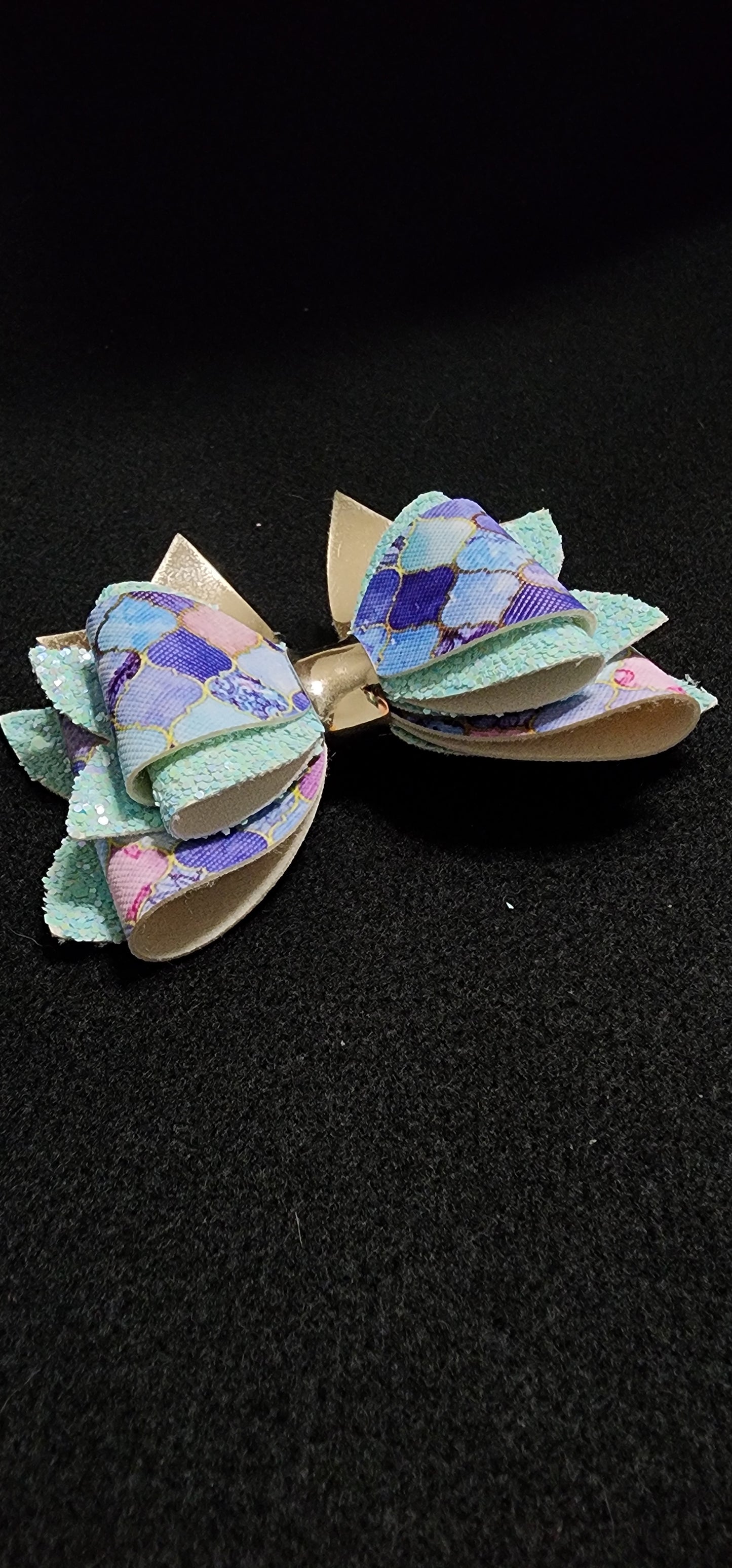 Blue Sparkle with gold