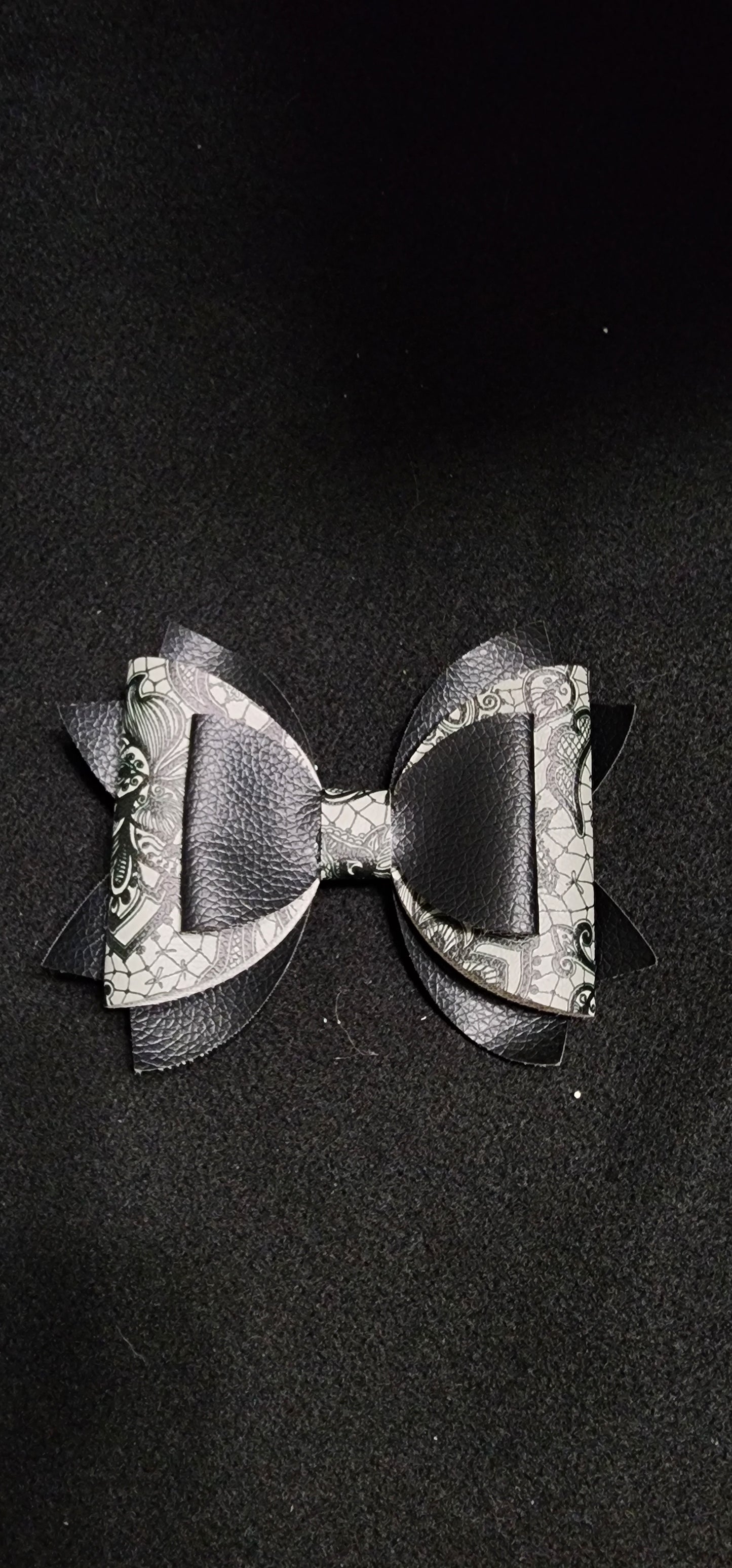 Black and Gray lace