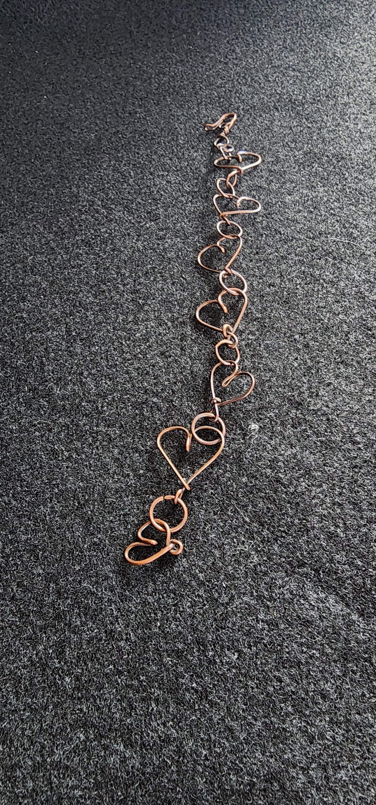 Copper hearts