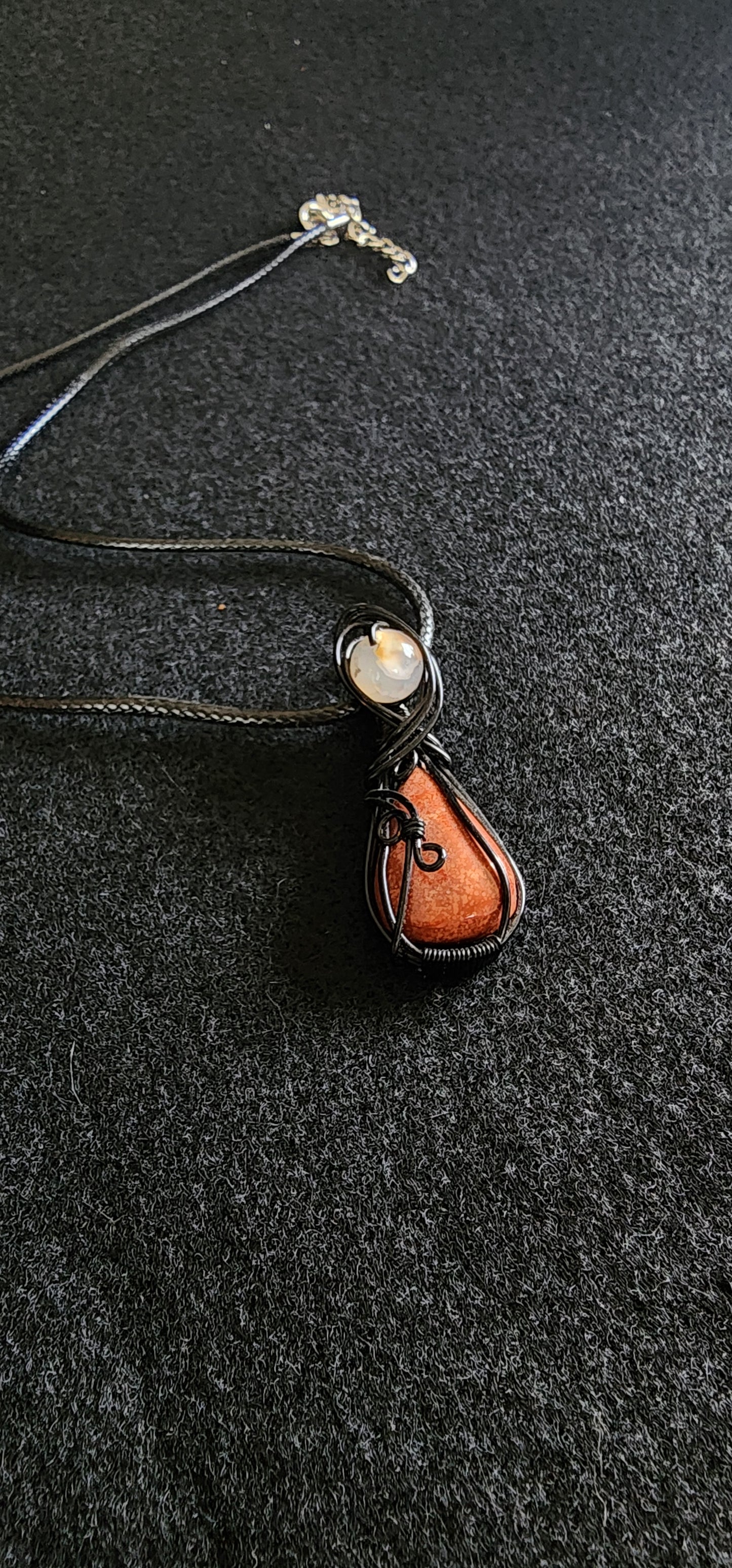 Red Jasper and Agate