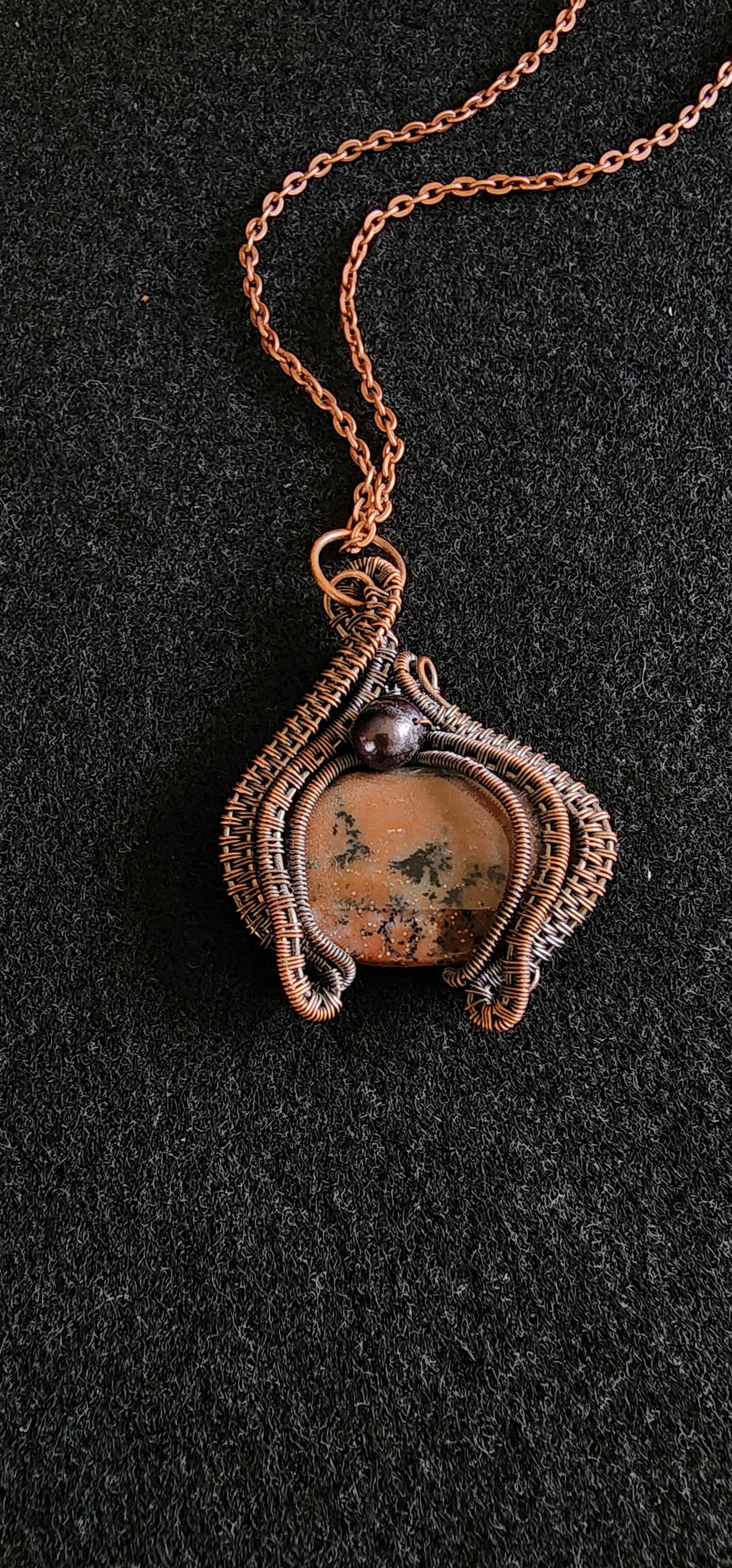 Dentritic Agate, Black Pearl Gnome