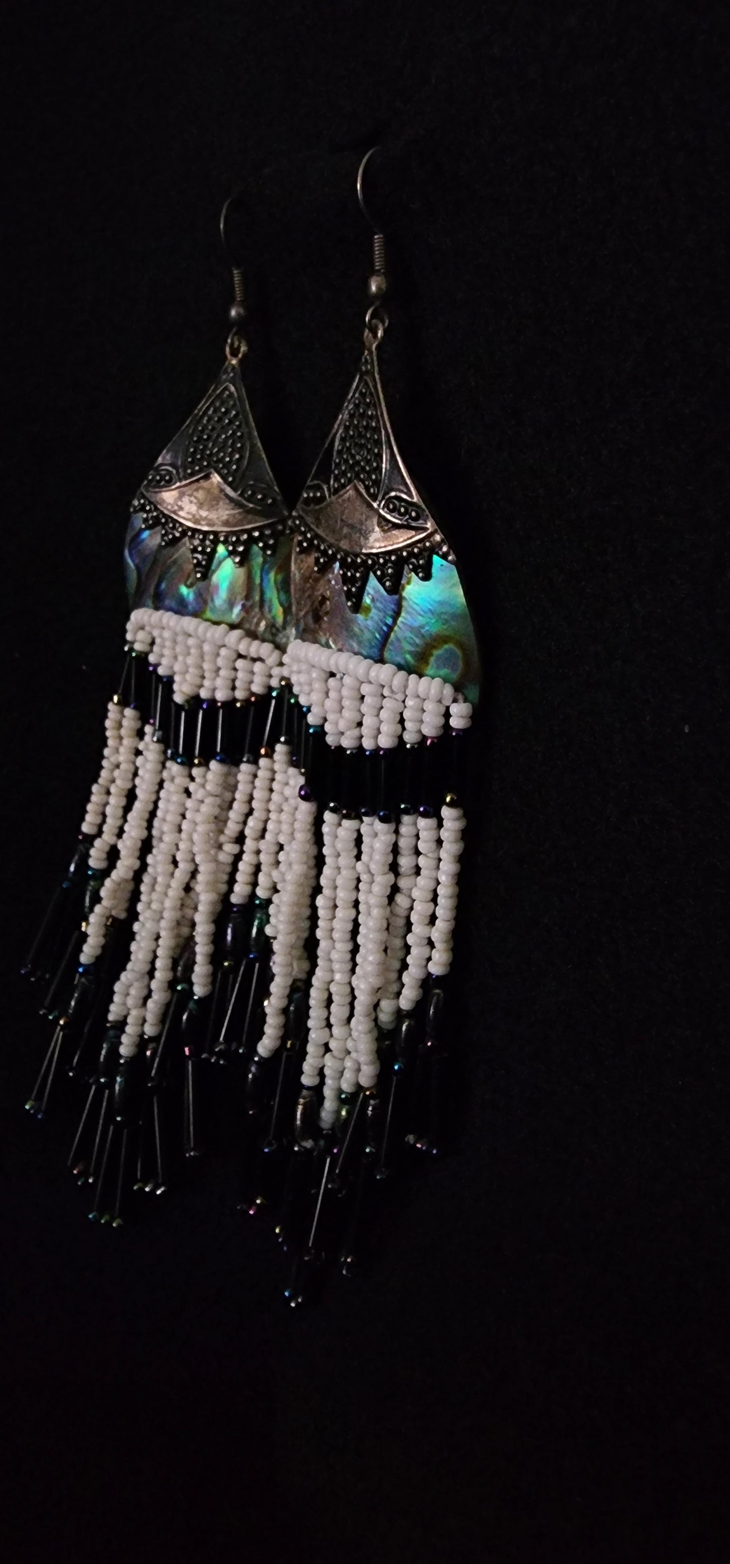 Beaded with Abolone Shell