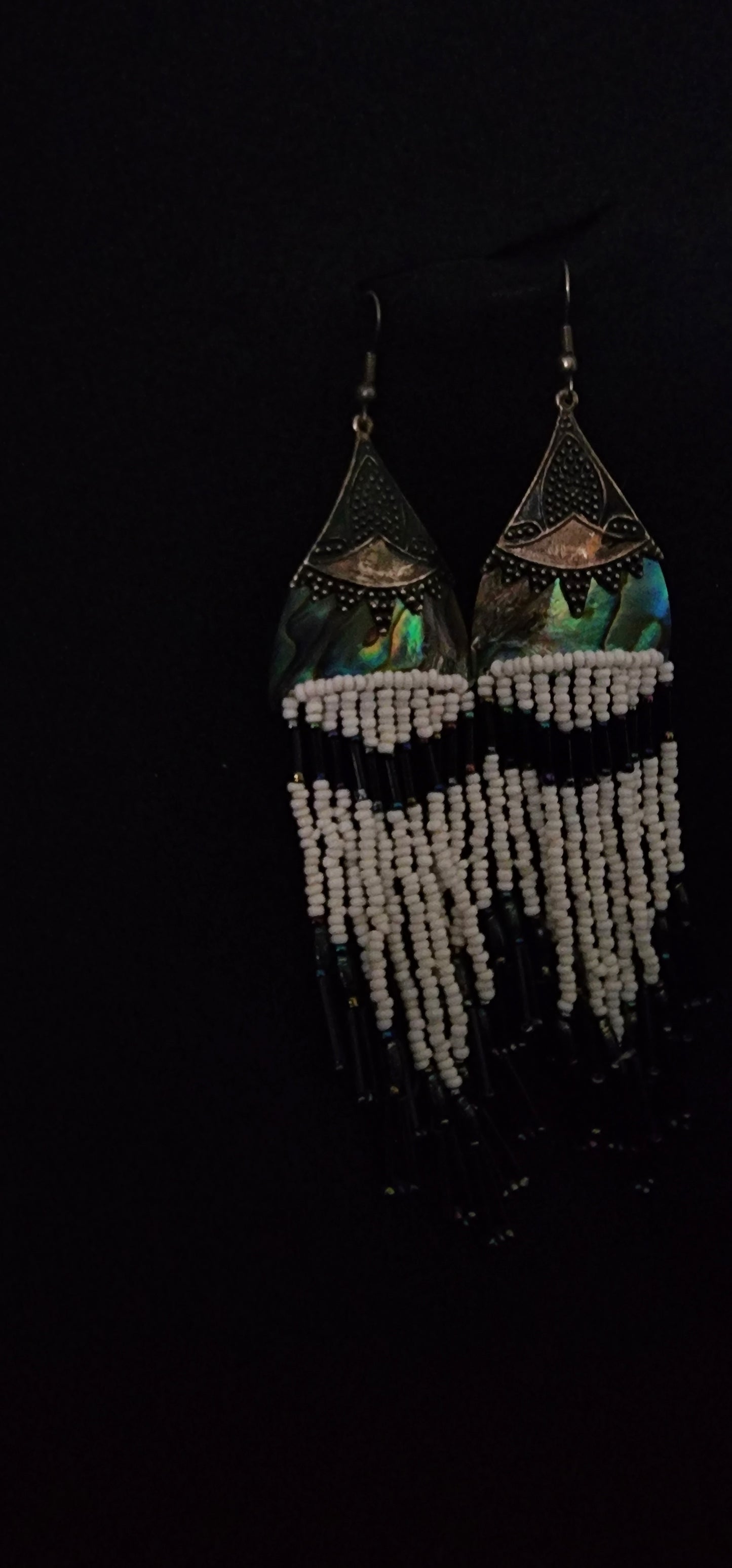 Beaded with Abolone Shell