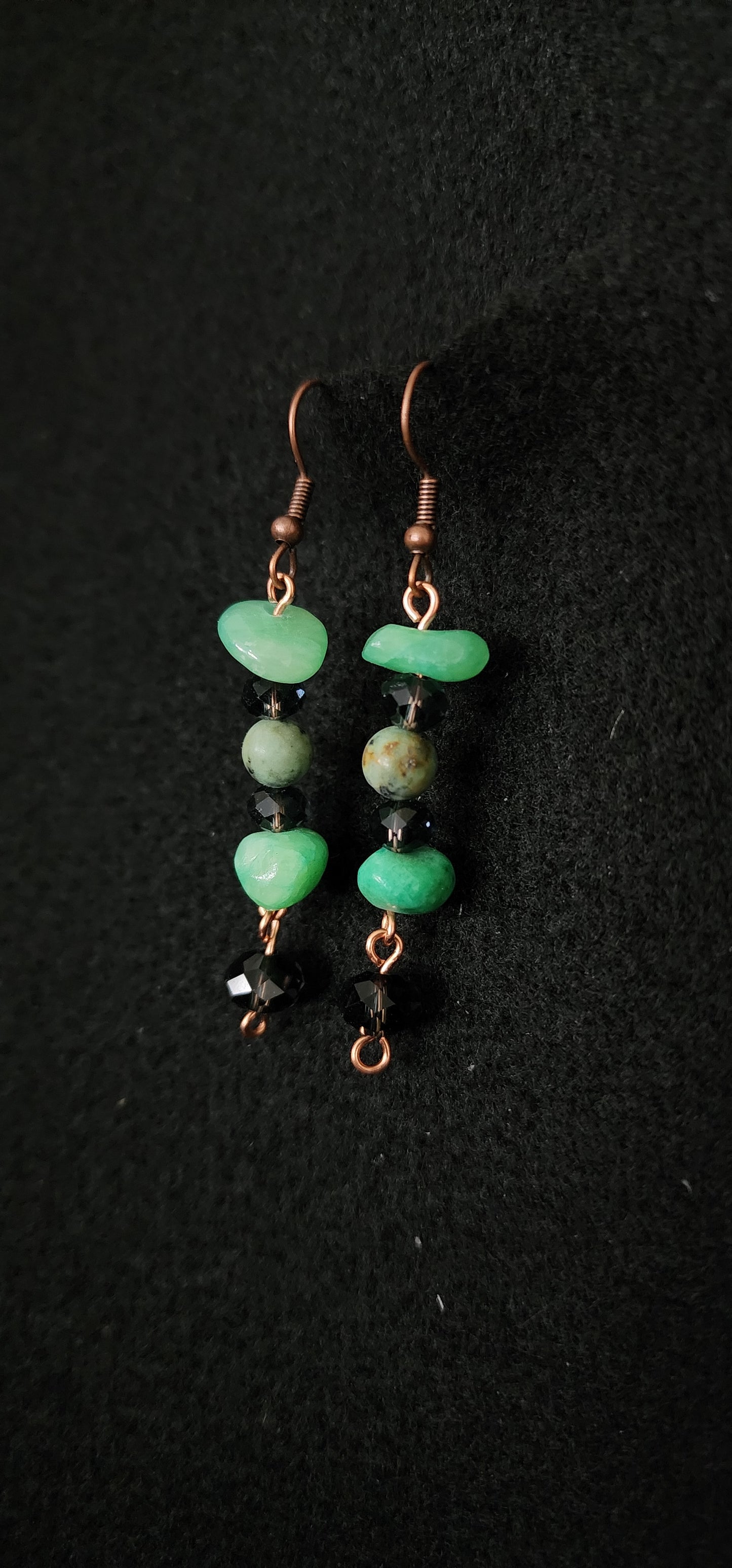 Turquoise pendant and earrings set