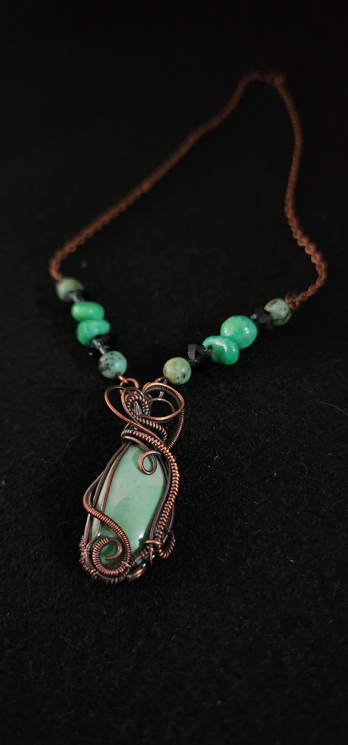 Turquoise pendant and earrings set